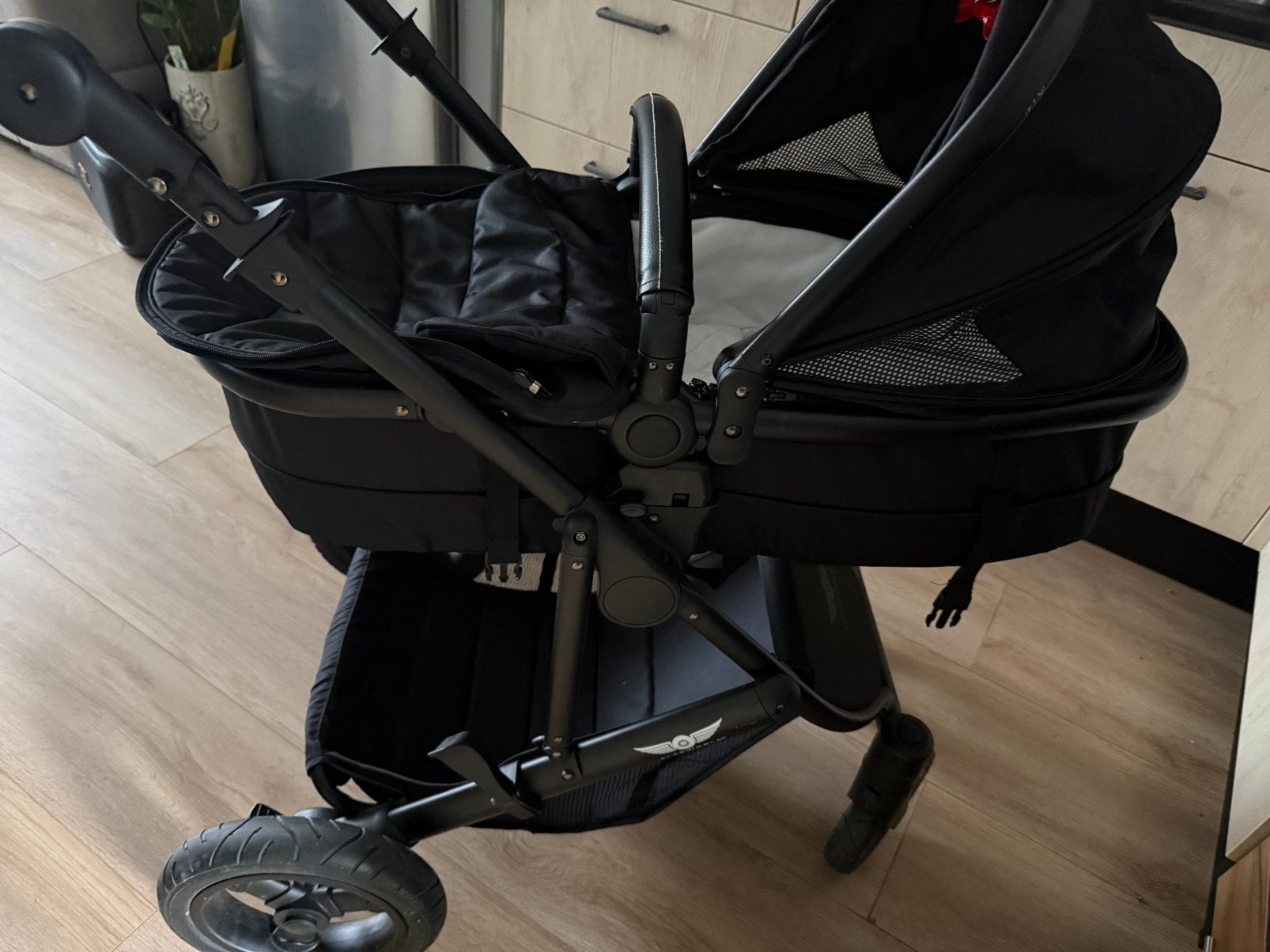 Mini Sleeworld kinderwagen 2in1, Gebruikt, Verstelbare duwstang, Combiwagen, Ophalen