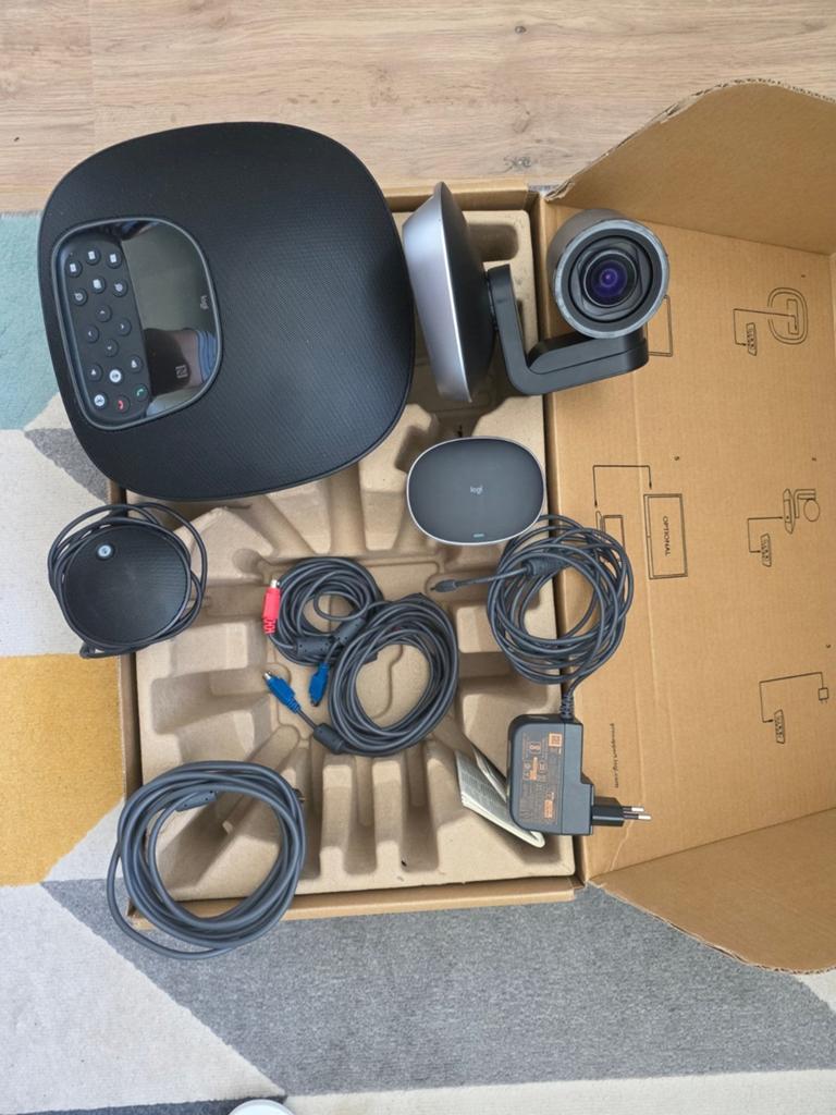 Logitech Group Videoconferentiesysteem, Ophalen of Verzenden, Gebruikt, Video