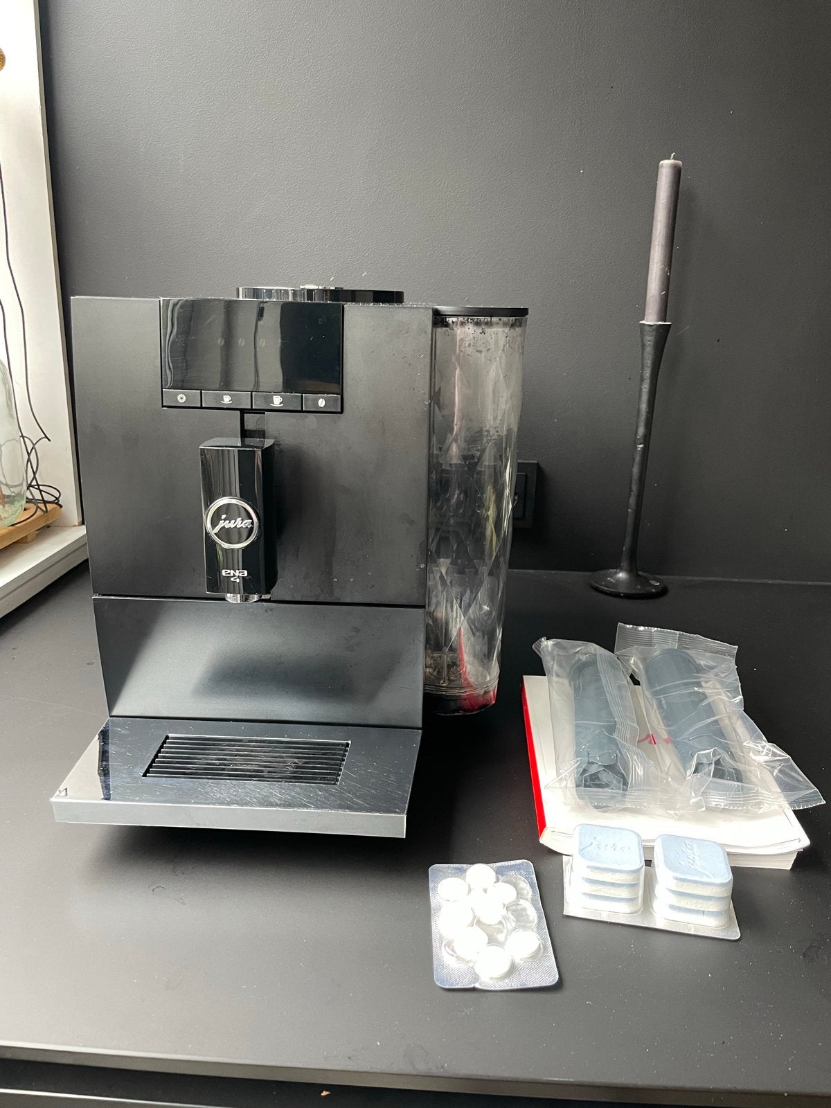 Jura ENA 4 koffiemachine met recent onderhoud, Witgoed en Apparatuur, Koffiezetapparaten, Afneembaar waterreservoir, Gebruikt