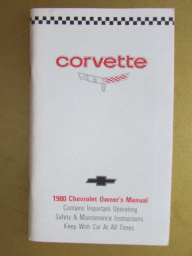 1980 Chevrolet Corvette owner's manual, Engels, Ophalen of Verzenden
