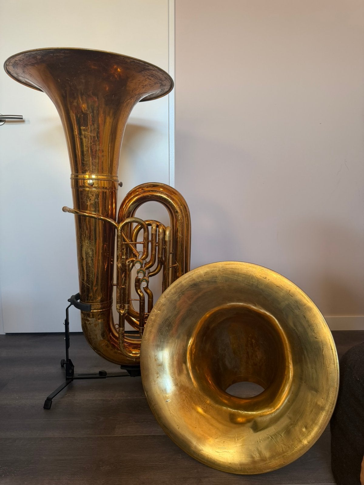 Unieke King bas tuba, Ophalen, Gebruikt, Bes-tuba