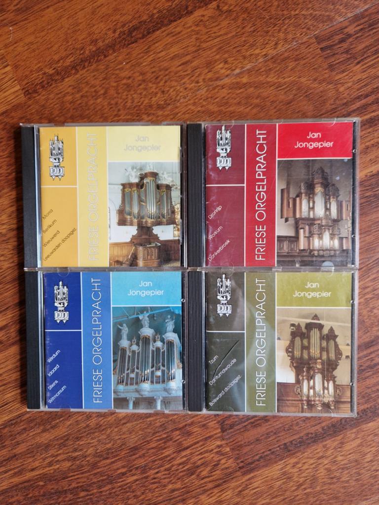 Jan Jongepier - Friese Orgelpracht Serie (4 CD's), Boxset, Ophalen of Verzenden, Zo goed als nieuw, Overige typen