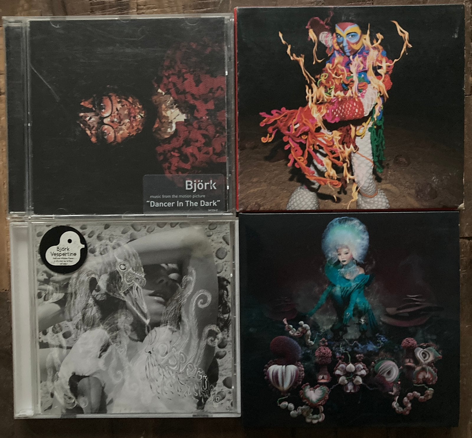 Bjork , vier cd’ s, Ophalen of Verzenden, Gebruikt, Pop