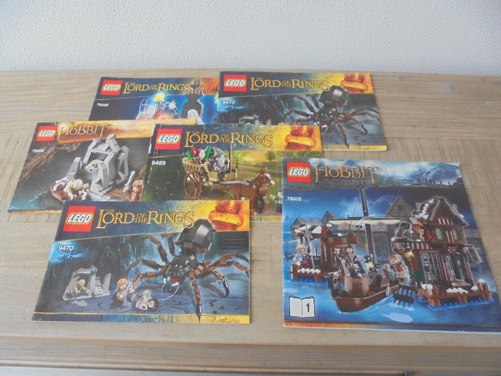 lego Handleidingen Hobbit, Ophalen of Verzenden, Zo goed als nieuw, Lego
