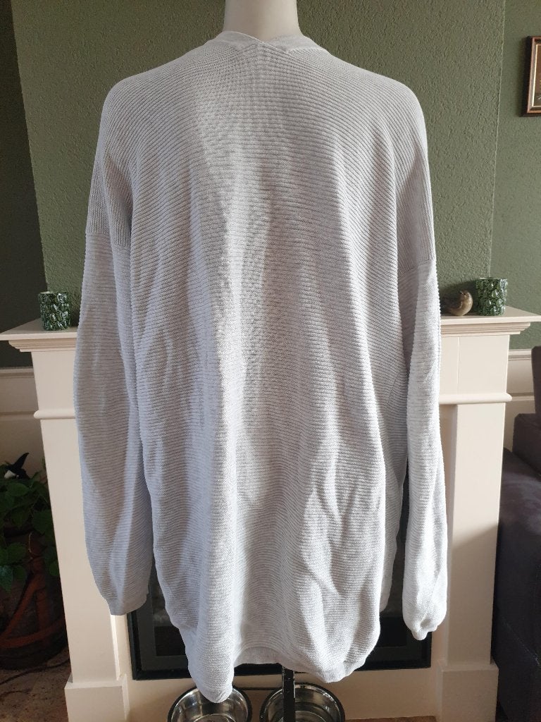 Sissy Boy heerlijke licht grijze cardigan vest mt M 38 40, Maat 38/40 (M), Verzenden, Sissy-Boy, Zo goed als nieuw