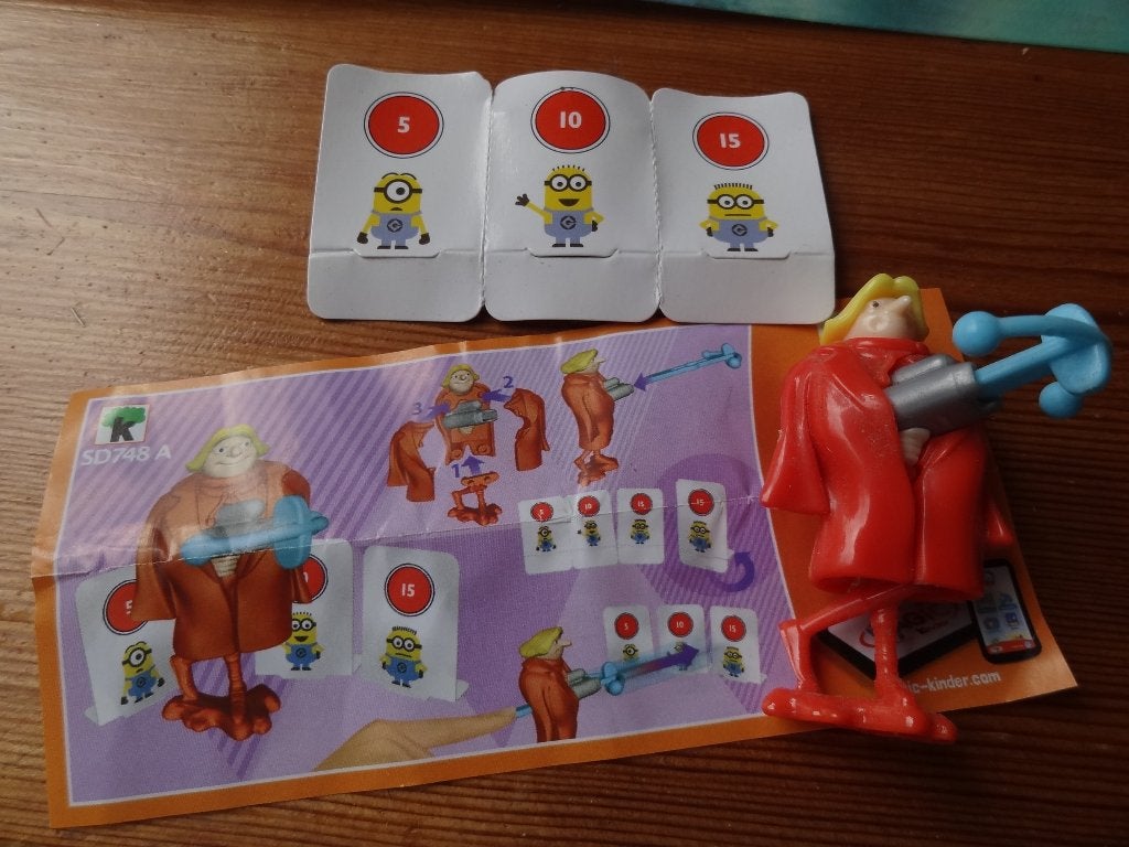 minion figuurtje uit ferrero verrassingseieren SD748, Verzamelen, Ophalen of Verzenden, Zo goed als nieuw