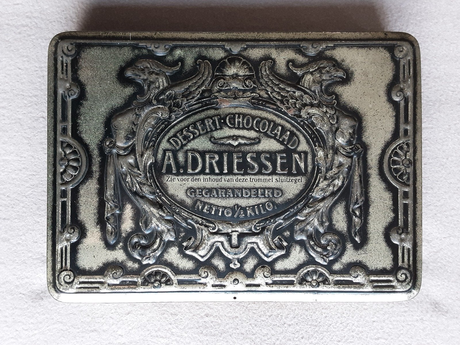 A.DRIESSEN , DESSERT CHOCOLAAD. C.A. 1912., Ophalen of Verzenden, Gebruikt, Overige