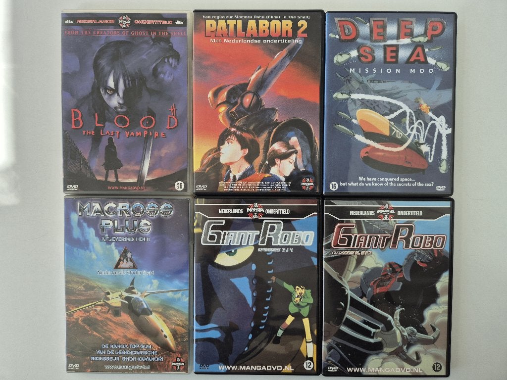 Manga Verzameling - 6-Disc, Cd's en Dvd's, Alle leeftijden, Ophalen of Verzenden, Zo goed als nieuw, Anime (Japans)