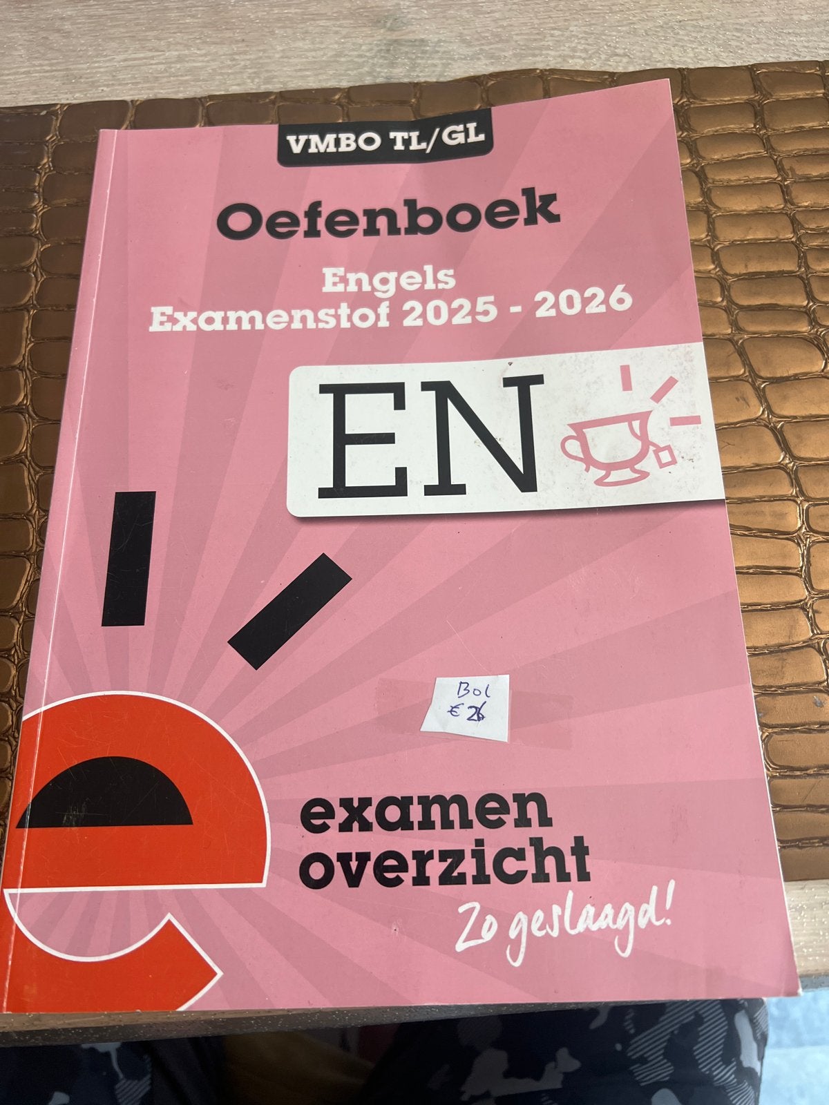 Oefenboek Engels Examenstof 2025-2026 VMBO TL/GL, Ophalen, Zo goed als nieuw, VMBO, Engels