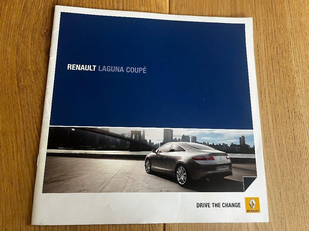 Renault Laguna Coupe autofolder 2011 brochure, Ophalen of Verzenden, Gelezen, Renault