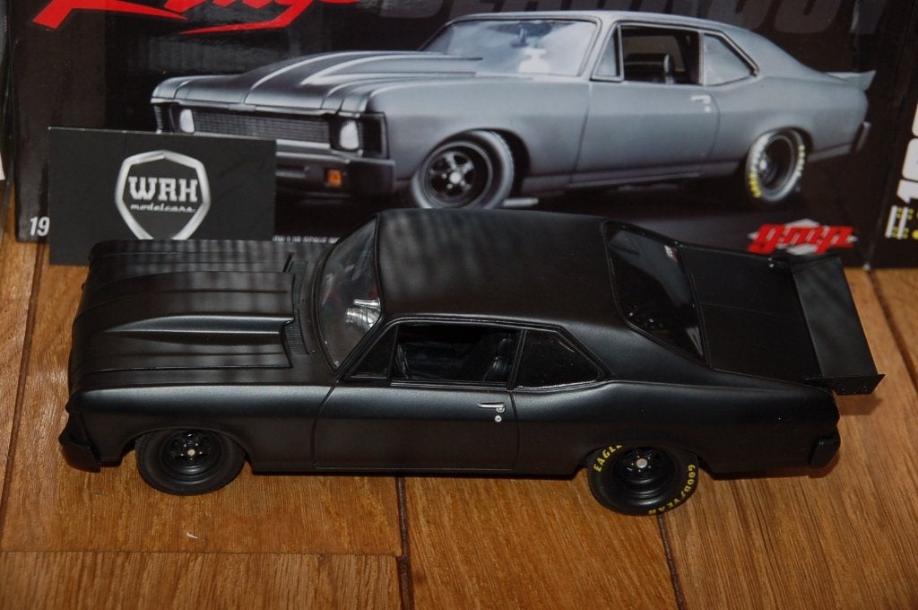 1:18 CHEVY NOVA 1320 KINGS mattblack GMP WRH, Hobby en Vrije tijd, Verzenden, Zo goed als nieuw, Auto, Overige merken