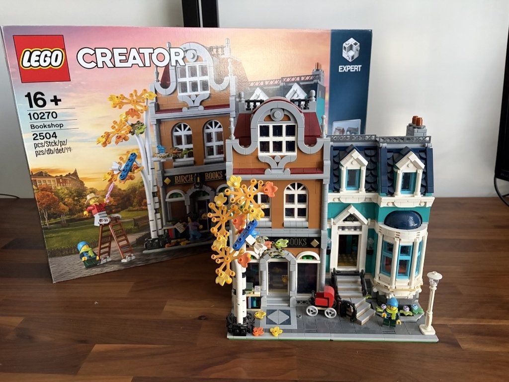 LEGO Creator Expert 10270 Boekhandel, Ophalen, Inclusief instructies, Lego, Zo goed als nieuw