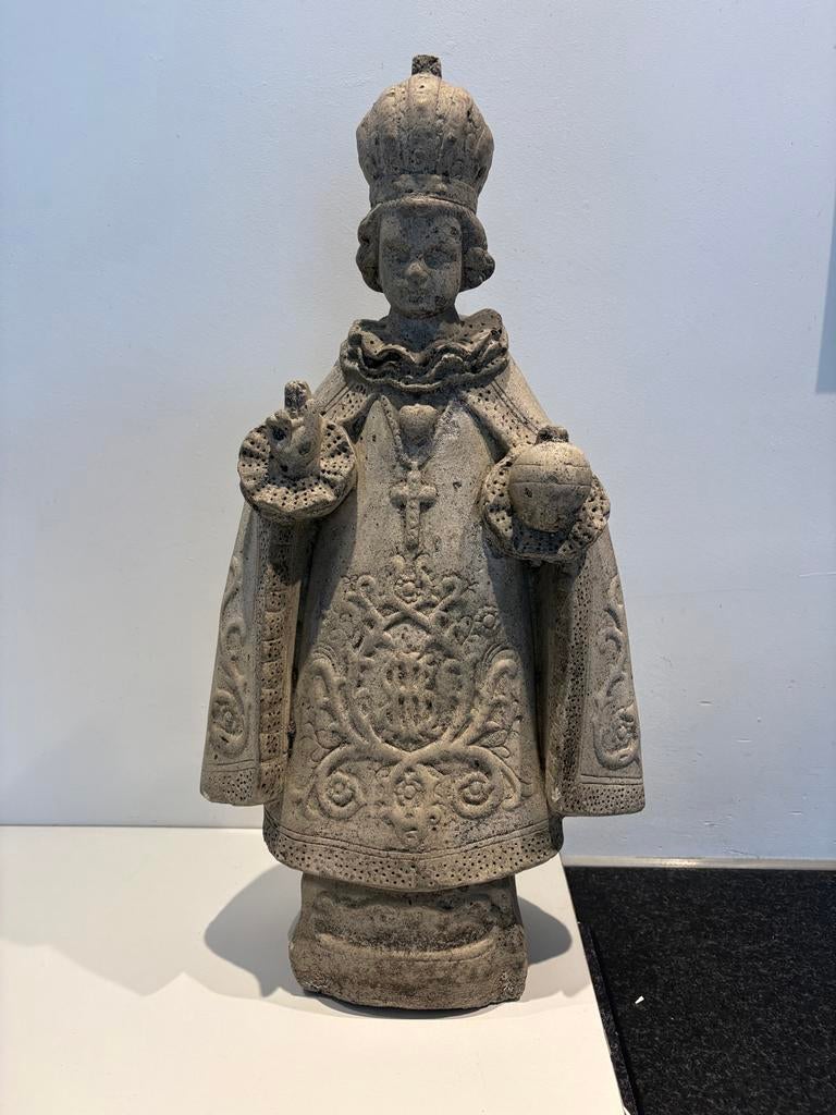 Kindje Jezus van Praag Beeld - 50 cm, 13 kg, Ophalen of Verzenden, Gebruikt, Religie