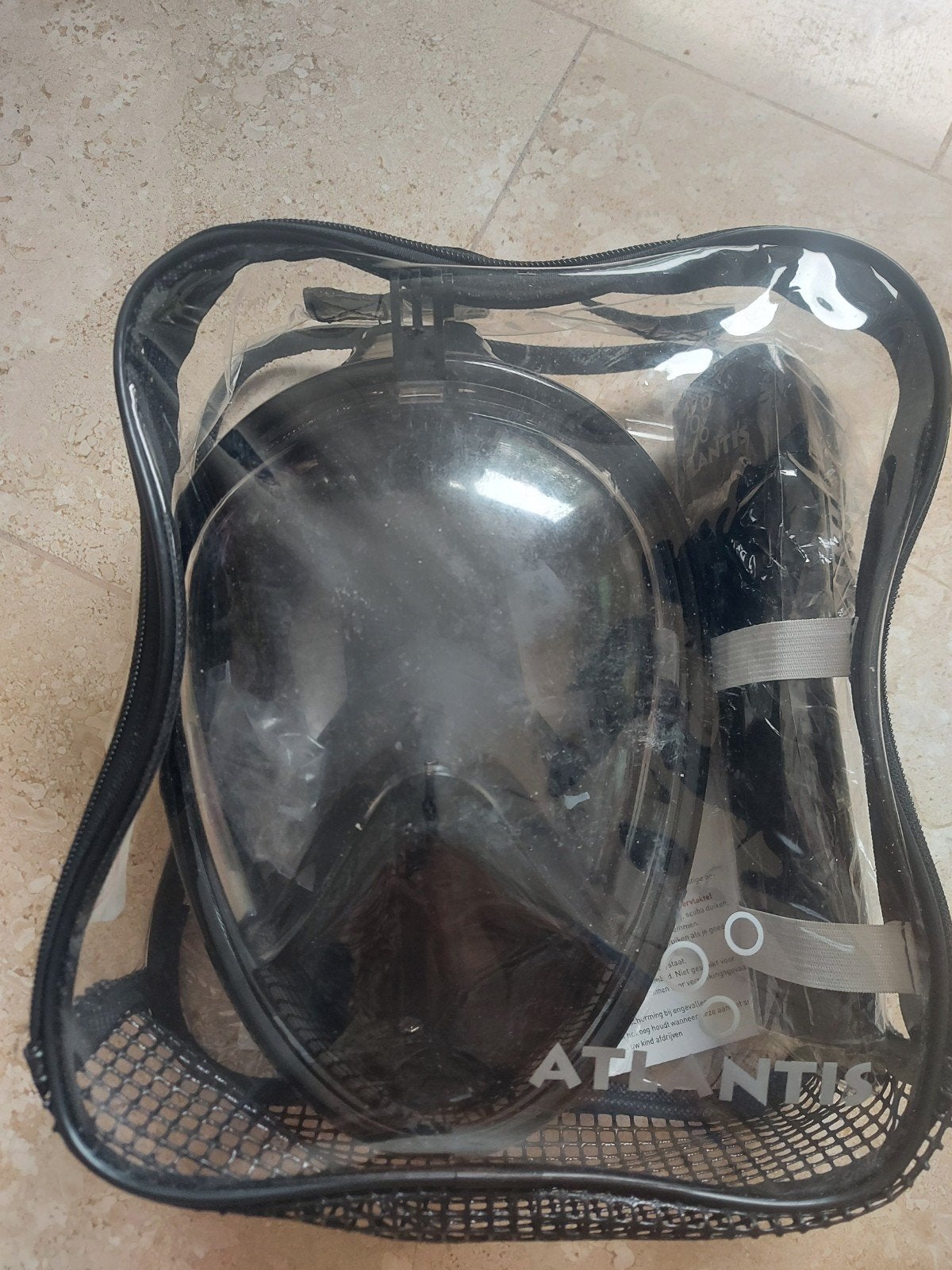 NIEUW ATLANTIS FULL FACE SNORKELMASKER, Watersport en Boten, Ophalen of Verzenden, Nieuw, Snorkelmasker