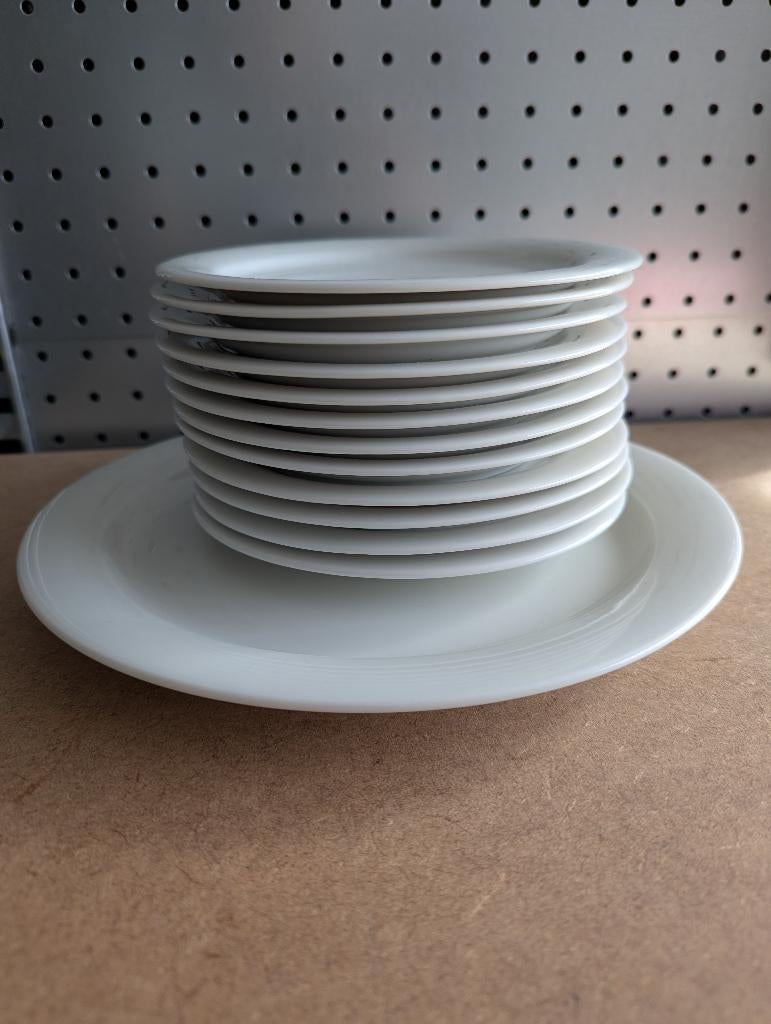 gebakbordjes + serveerbord, Huis en Inrichting, Keuken | Servies, Ophalen, Gebruikt, Bord(en), Effen