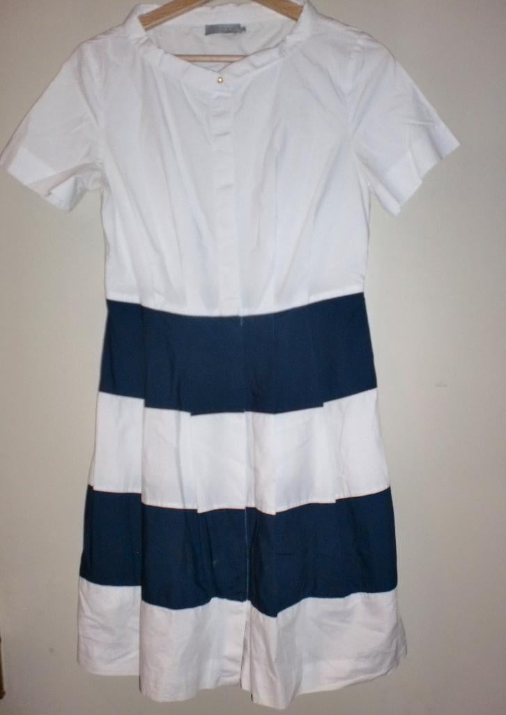 COS jurk maat 36 sailor, Kleding | Dames, Jurken, COS, Wit, Ophalen of Verzenden, Zo goed als nieuw
