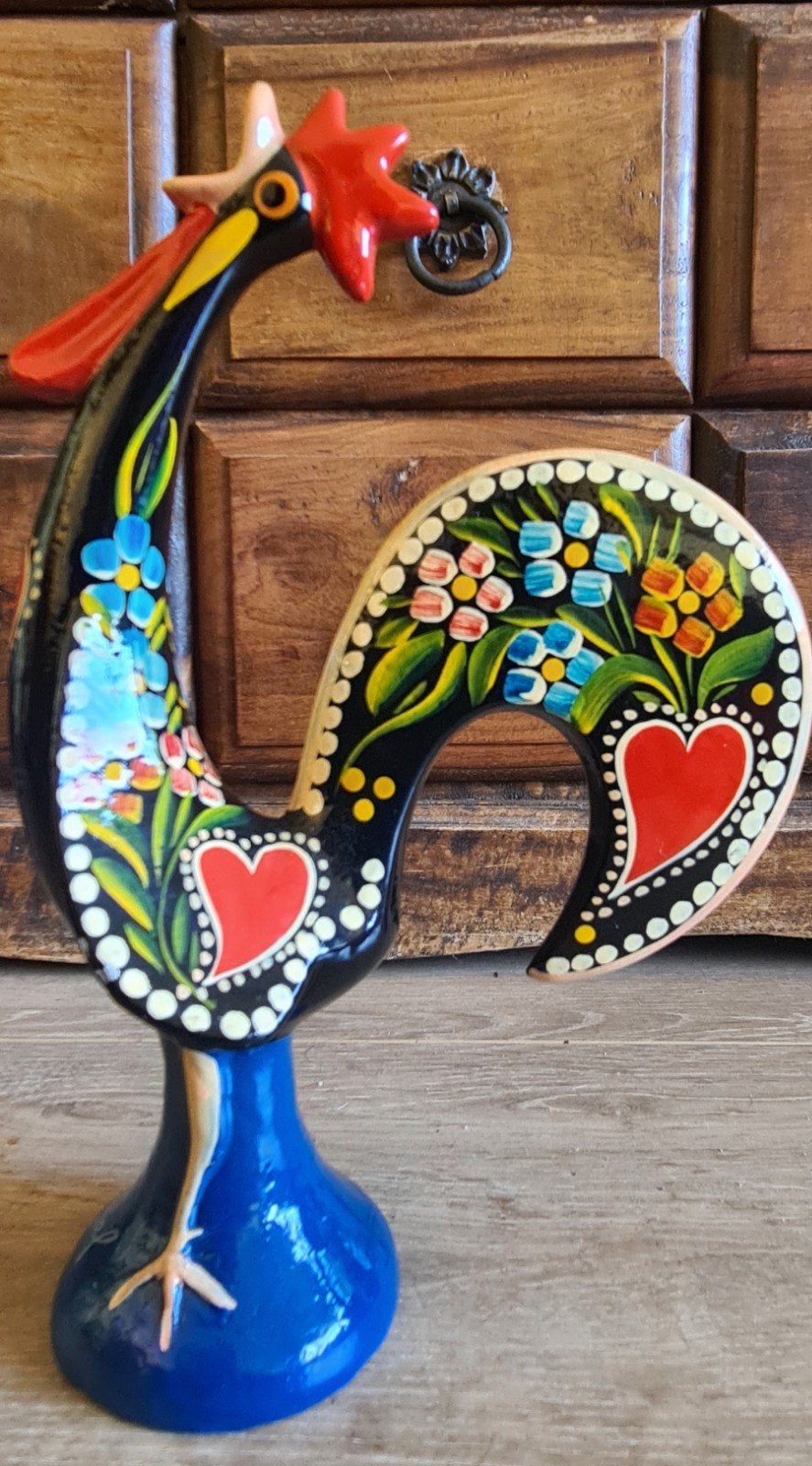 Kleurrijke Portugese Haan - Handgeschilderd Keramiek, Ophalen