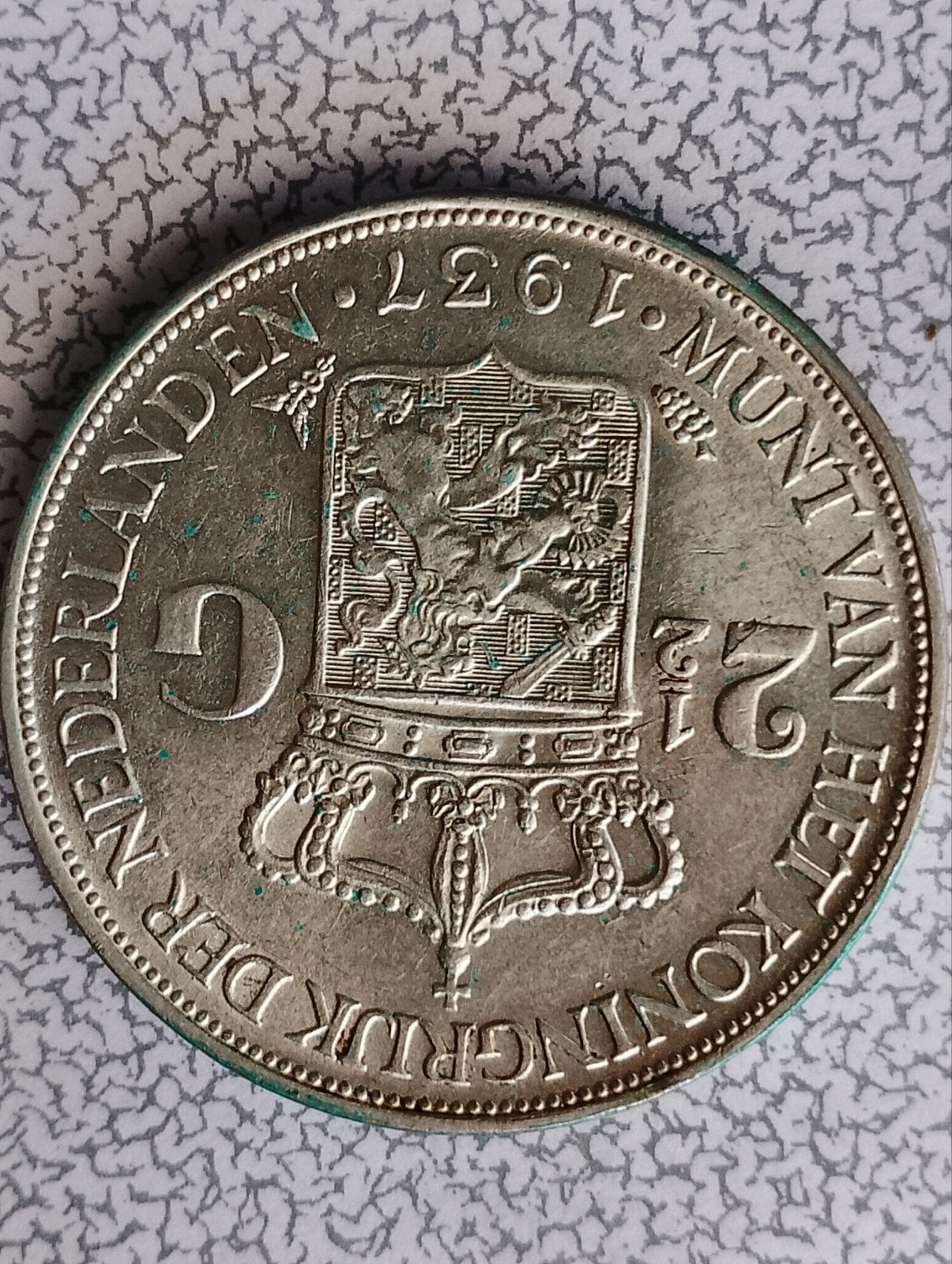 Nederland 2,5 gulden, Ophalen, Koningin Wilhelmina, 1 gulden