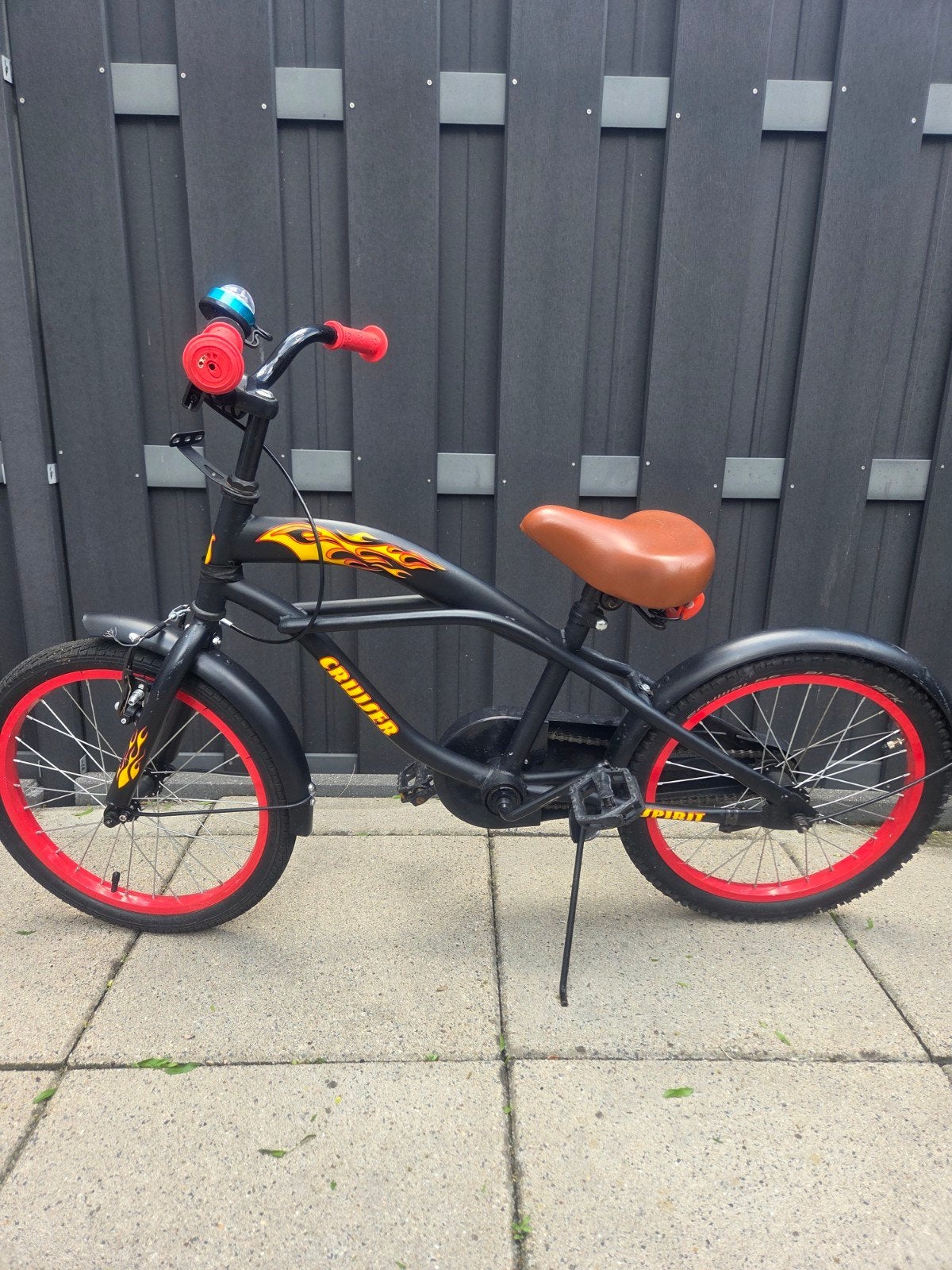 Stoere Spirit Cruiser kinderfiets 18 inch, Ophalen, Terugtraprem, Gebruikt, Staal