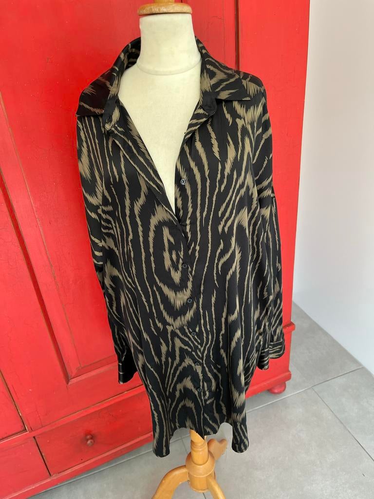 Steffen Schraut lange blouse maat 42/44, Kleding | Dames, Ophalen of Verzenden, Zo goed als nieuw, Maat 42/44 (L), Zwart