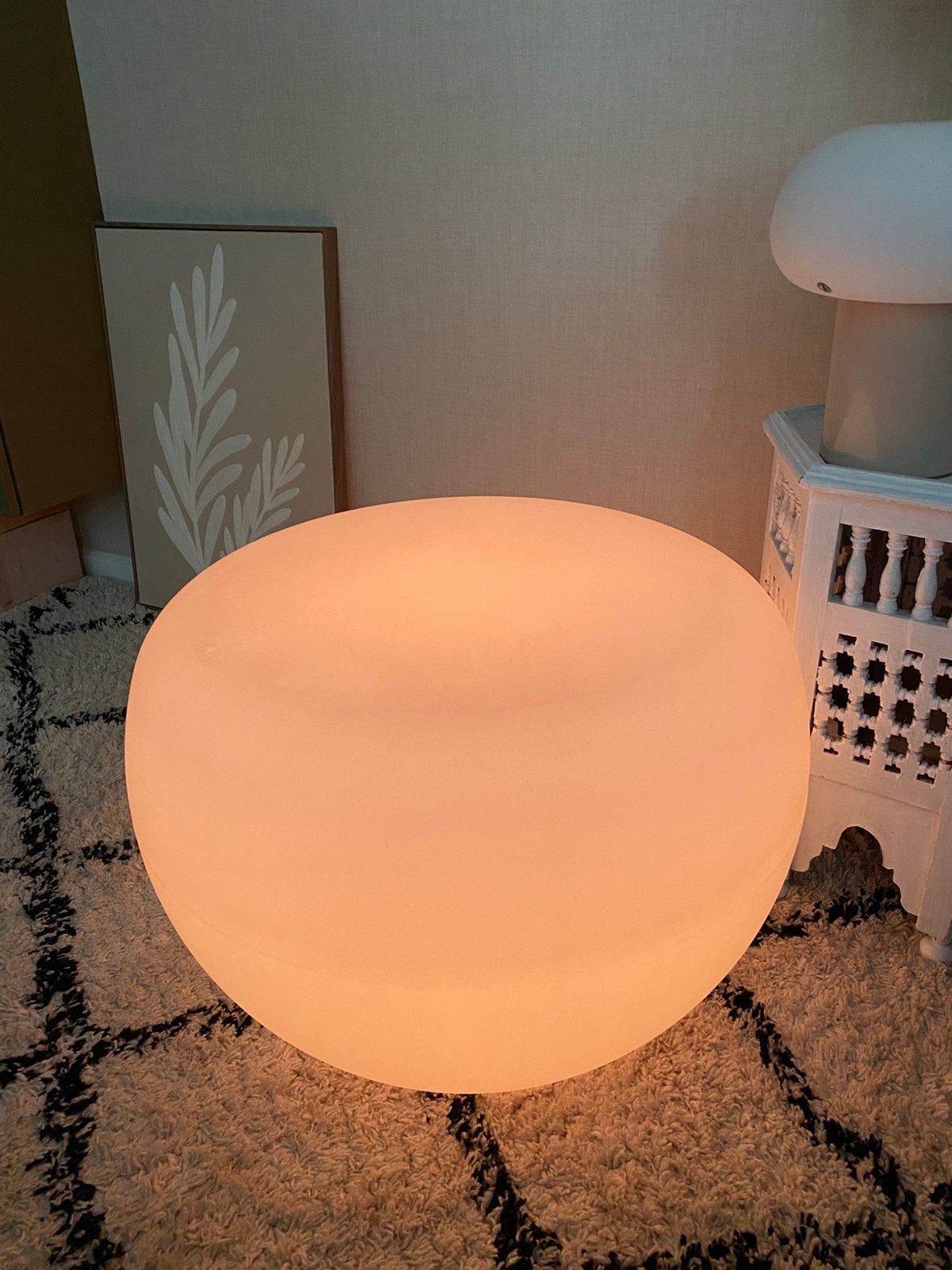 LED Tafeltje 16 Kleuren bijzettafel salontafel, Huis en Inrichting, Tafels | Bijzettafels, Ophalen, Minder dan 45 cm, Kunststof