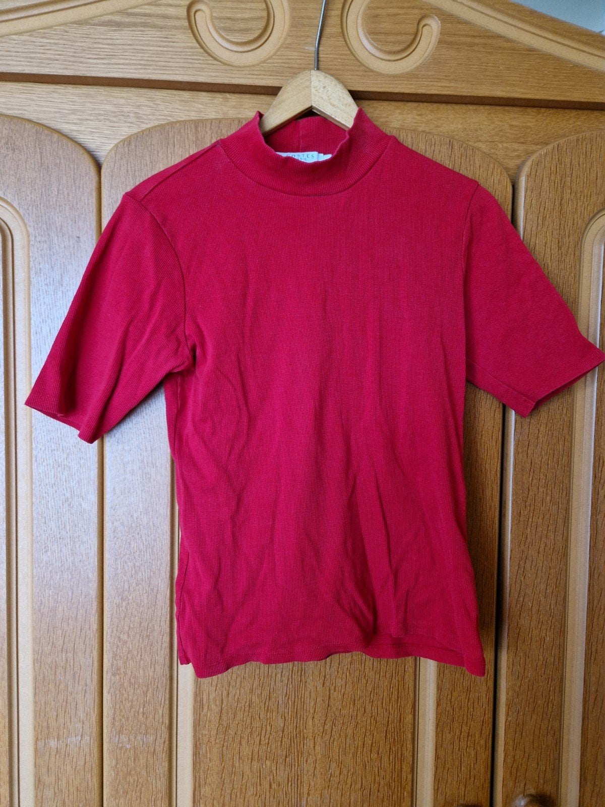 Costes Basic Rood Rib Col Trui Maat M, Ophalen of Verzenden, Gedragen, Rood, Costes Basic