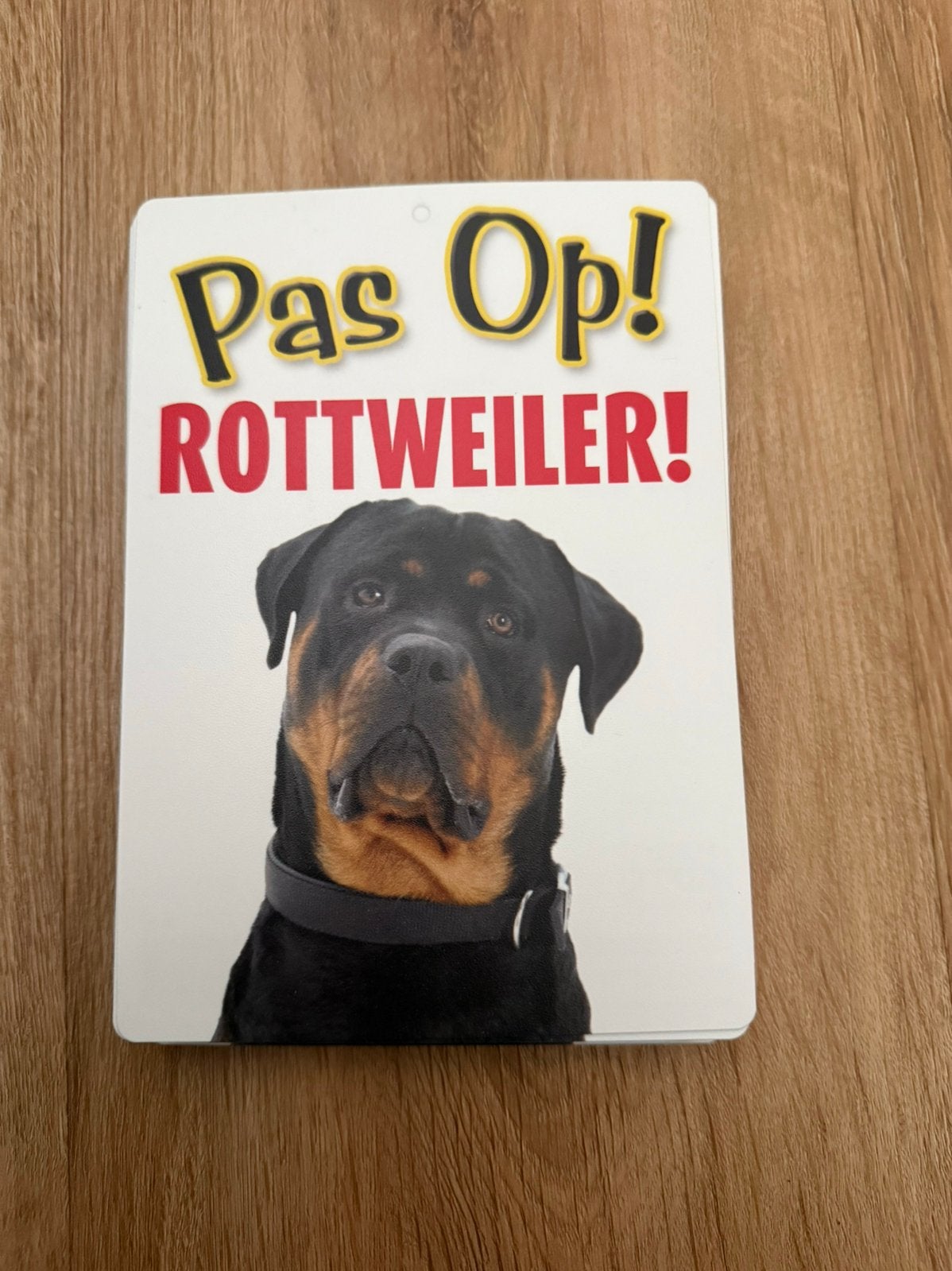 Waakbord rottweiler, Ophalen of Verzenden, Nieuw