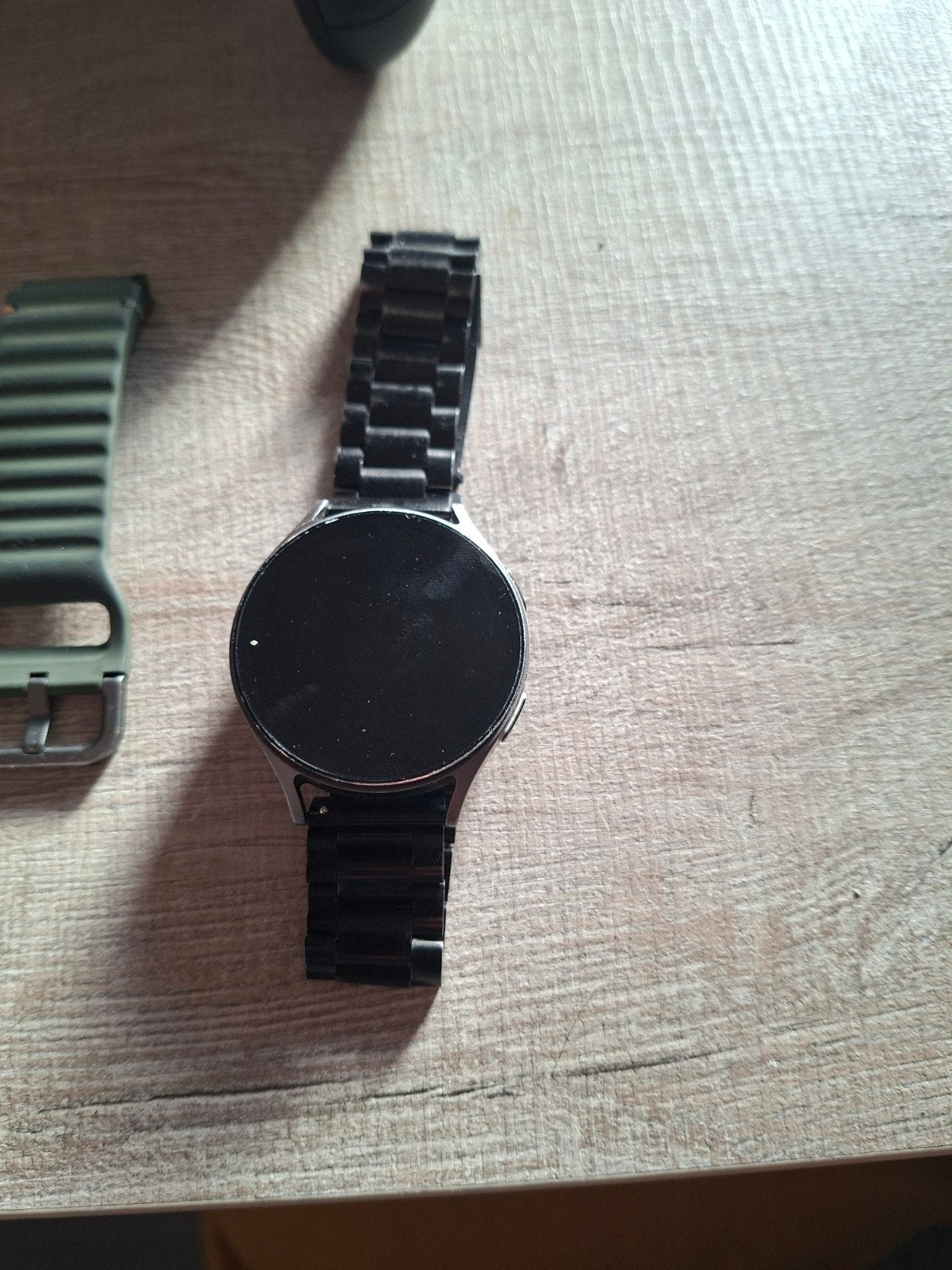 Samsung Watch 7 - Smartwatch met extra bandje, Ophalen, Zwart, Calorieverbanding, Zo goed als nieuw
