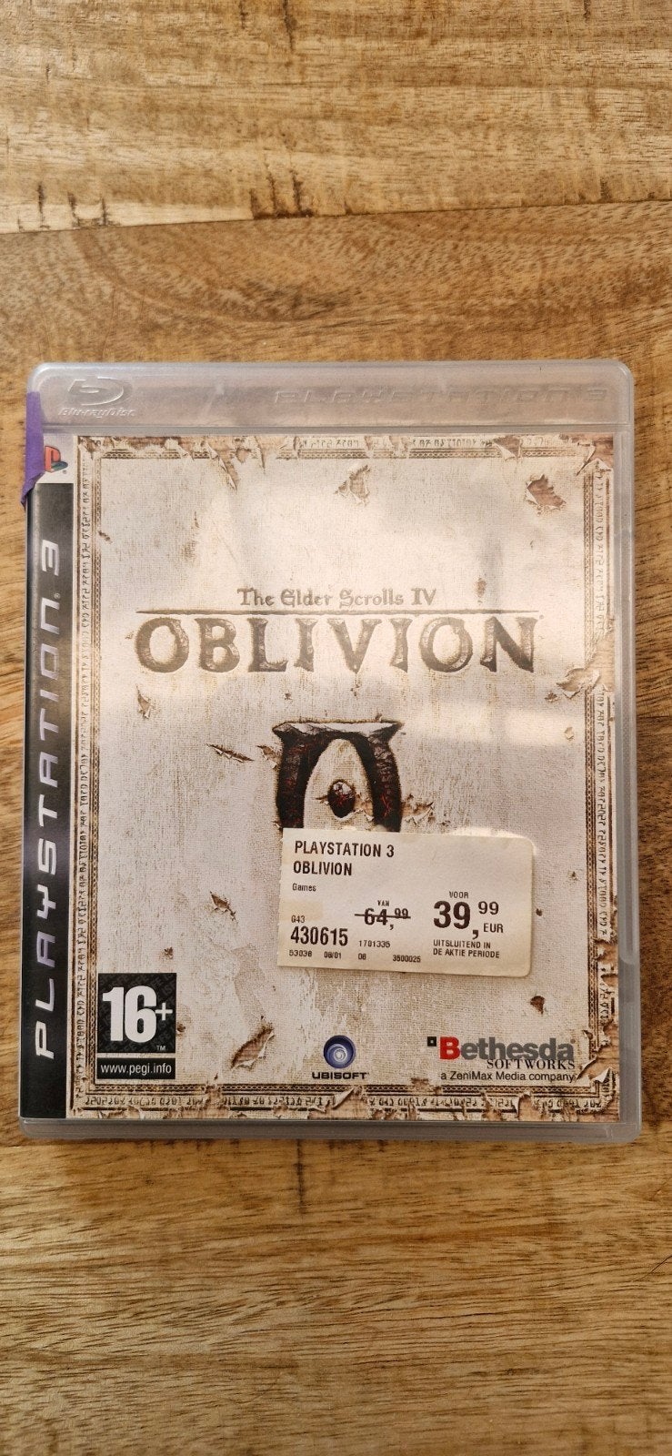 The Elder Scrolls IV: Oblivion - PlayStation 3, Gebruikt, Vanaf 18 jaar, 1 speler, Ophalen of Verzenden