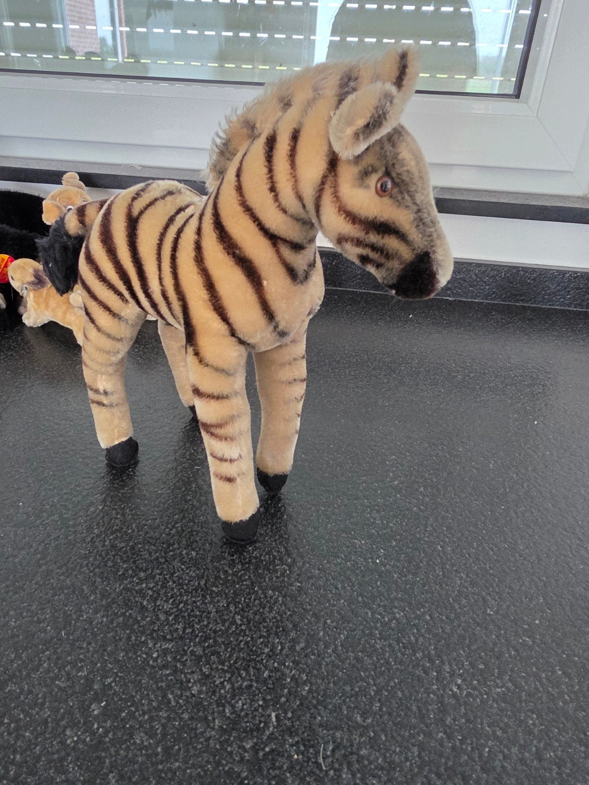 Steiff zebra zonder labels jaren 60-70, Ophalen of Verzenden, Zo goed als nieuw