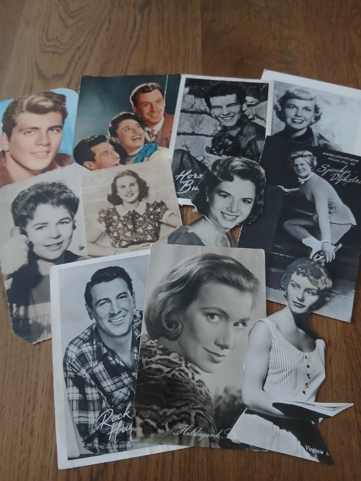 10 x kaart  filmsterren en beroemdheden, Ophalen of Verzenden, Gebruikt, Foto of Kaart