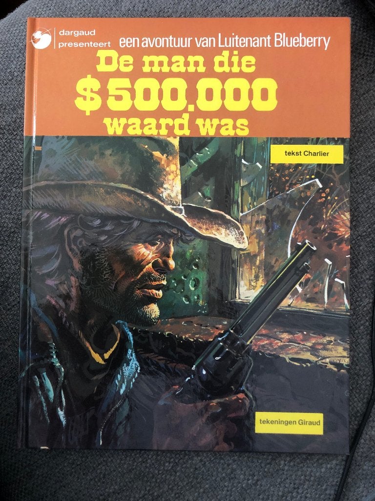 De man die $500.000 waard was blueberry hardcover k5, Boeken, Eén stripboek, Ophalen of Verzenden, Zo goed als nieuw