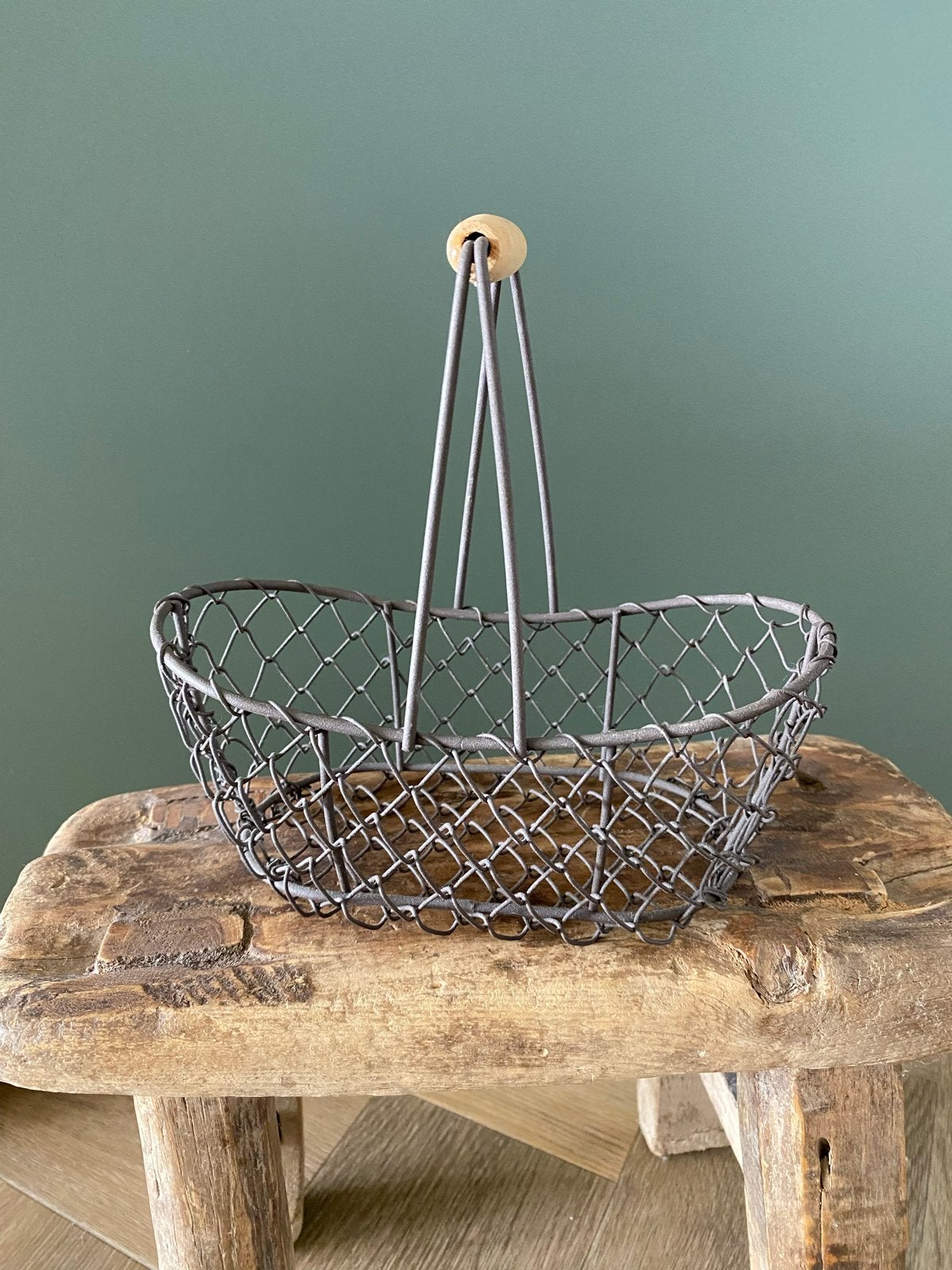 Eiermandje met houten handvat, Ophalen of Verzenden