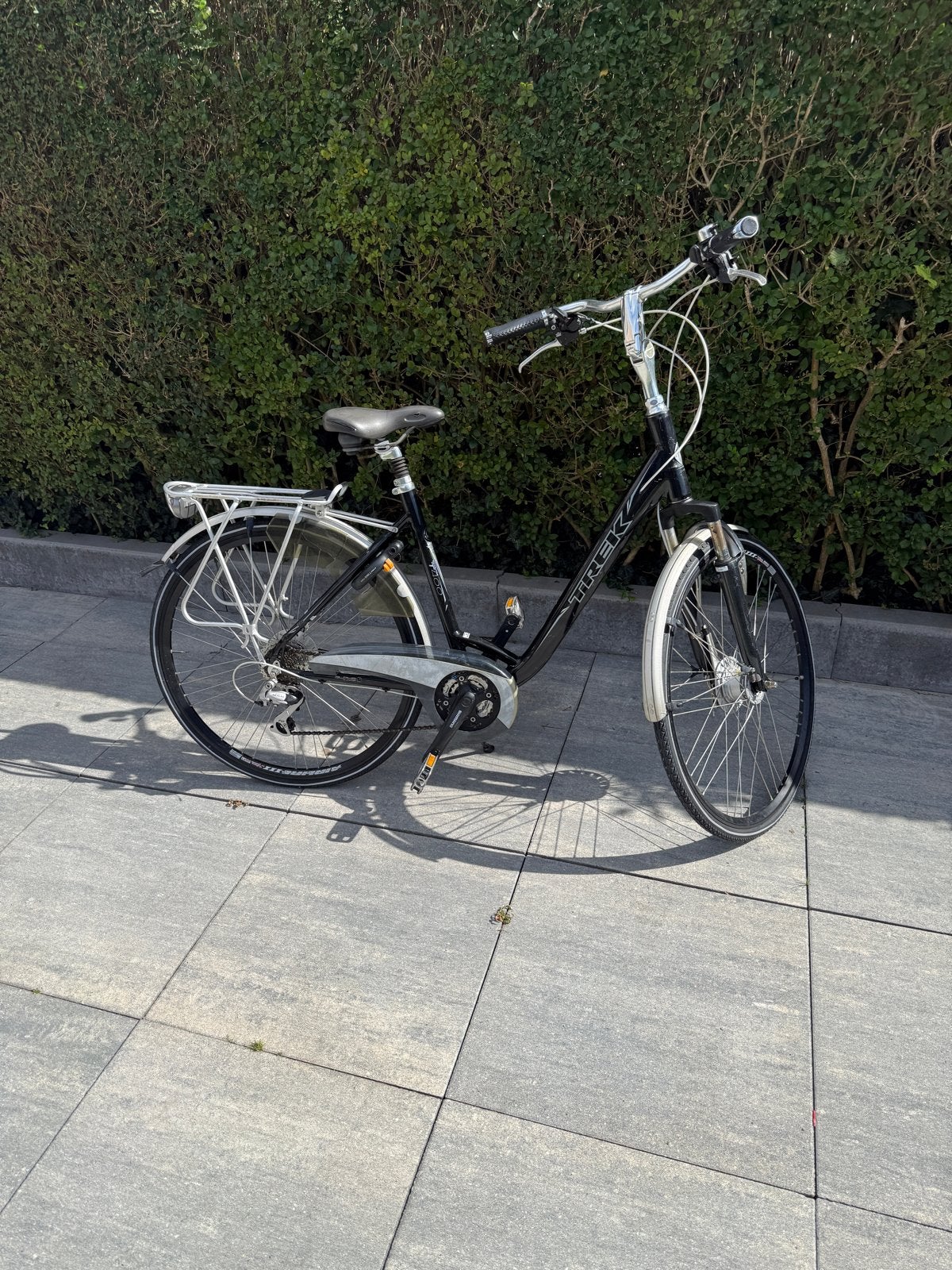 Trek T400 Damesfiets - Zo goed als nieuw, Fietsen en Brommers, Fietsen | Dames | Damesfietsen, 53 tot 56 cm, Velgrem, Versnellingen