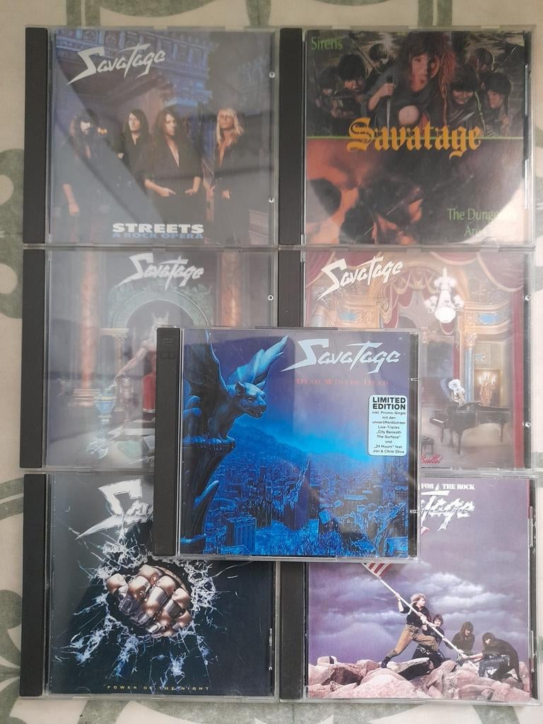 Savatage Heavy Metal 7 CDs., Ophalen of Verzenden, Zo goed als nieuw