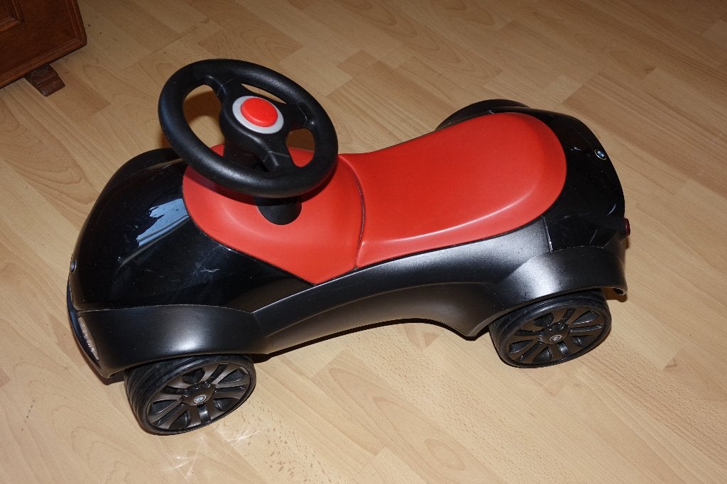 BMW Loopauto Zwart/Rood - Gebruikt, Ophalen, Gebruikt, Loopvoertuig