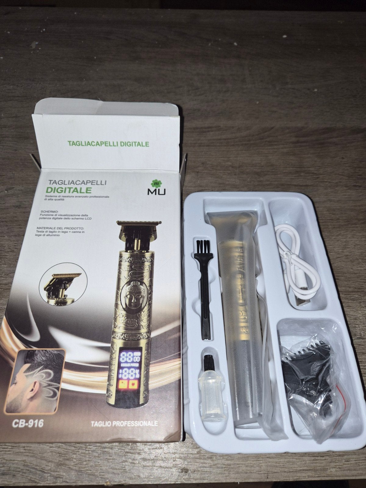 Digitale Tondeuse - Professionele Haarclipper CB-916, Ophalen, Nieuw, Tondeuse