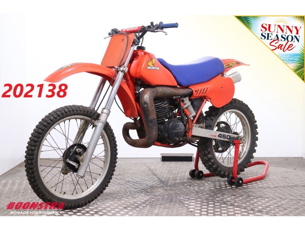 Honda CR480 Two Stroke (bj 1983), Dopplerlaan 4
9207HC  DRACHTEN, NL, Boonstra Schadevoertuigen, Crossmotor, Meer dan 35 kW