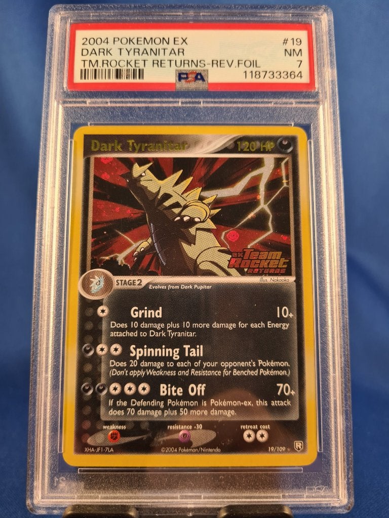 Dark Tyranitar 19/109 - Team Rocket Returns (Reverse Holo) (, Hobby en Vrije tijd, Verzenden, Gebruikt