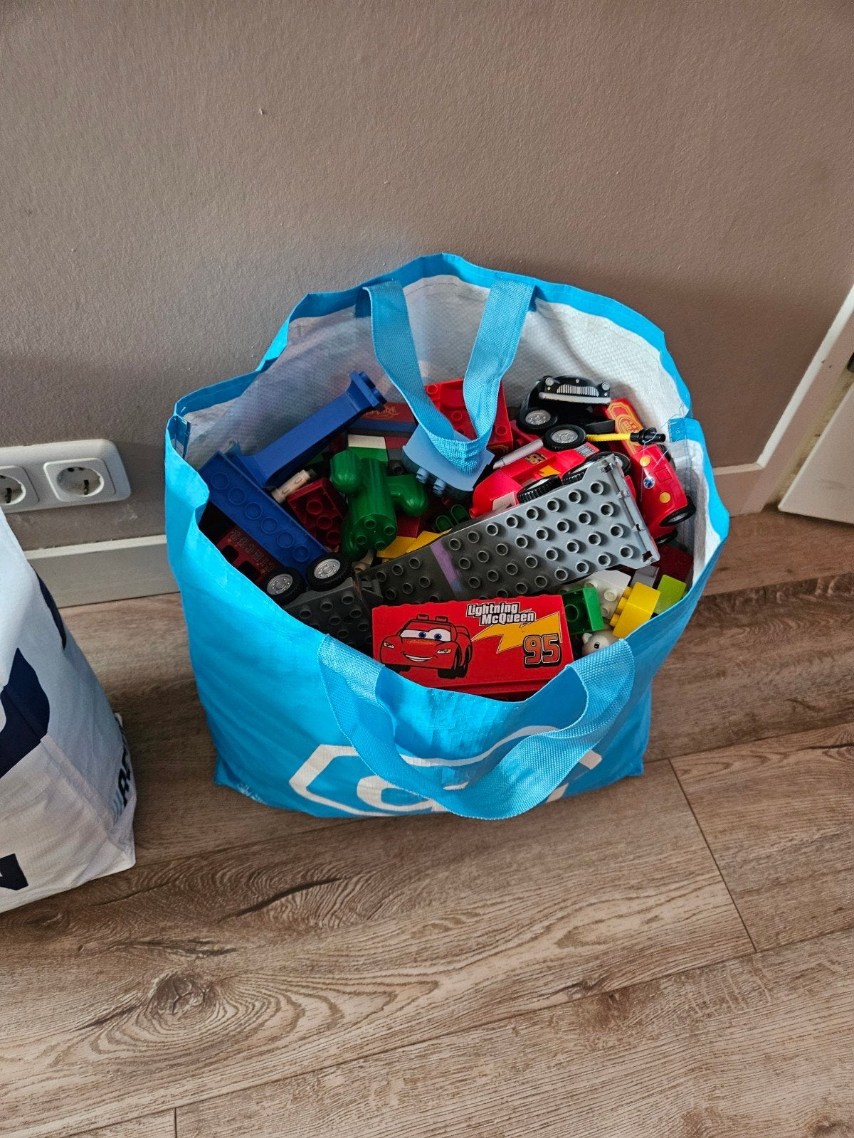 Grote zak met diverse Duplo bouwstenen, Gebruikt, Inclusief extra onderdelen, Lego, Ophalen of Verzenden