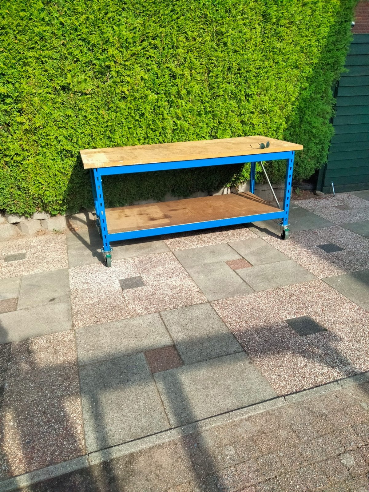 Mobiele werkbank / inpaktafel, Ophalen, Zo goed als nieuw