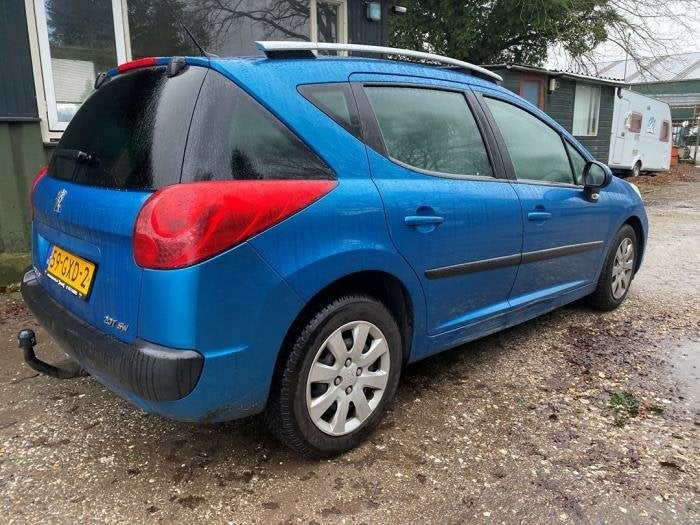 Portier 4Deurs rechts-achter van een Peugeot 207 (KMU), Gebruikt, -, Deur, -