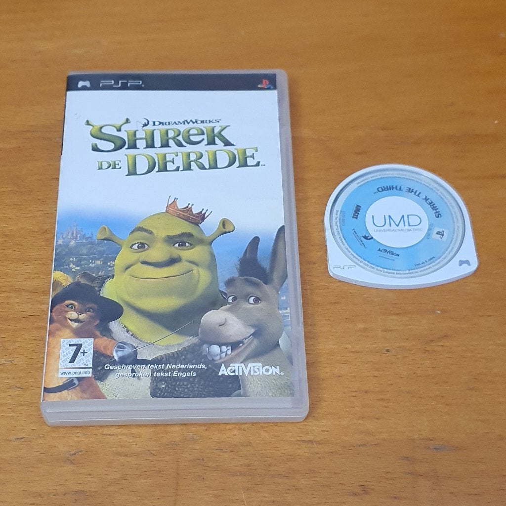 PSP | Shrek de Derde, Avontuur en Actie, Gebruikt, 1 speler, Ophalen of Verzenden