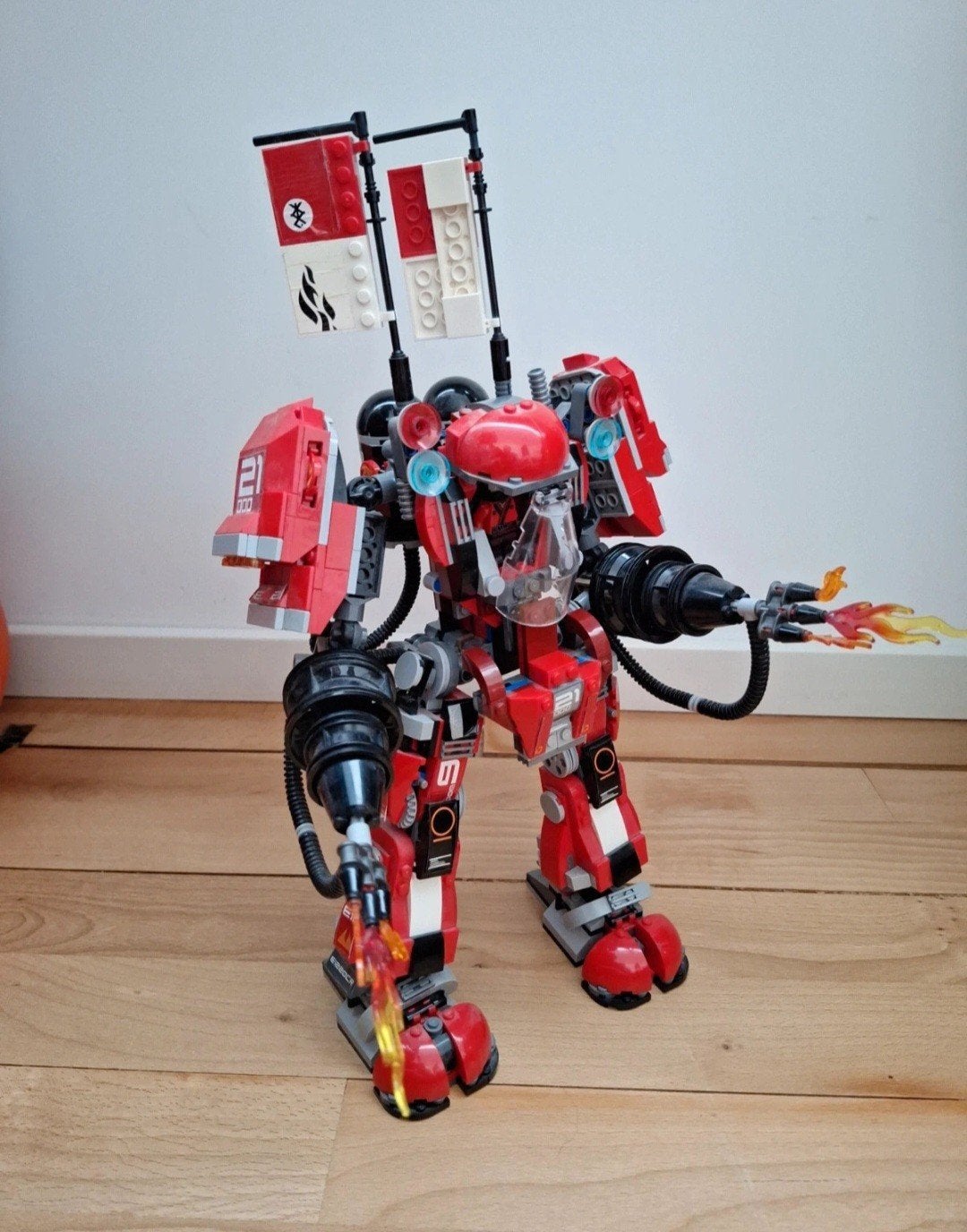 LEGO Ninjago Kai Fire Mech, Ophalen of Verzenden, Gebruikt, Lego