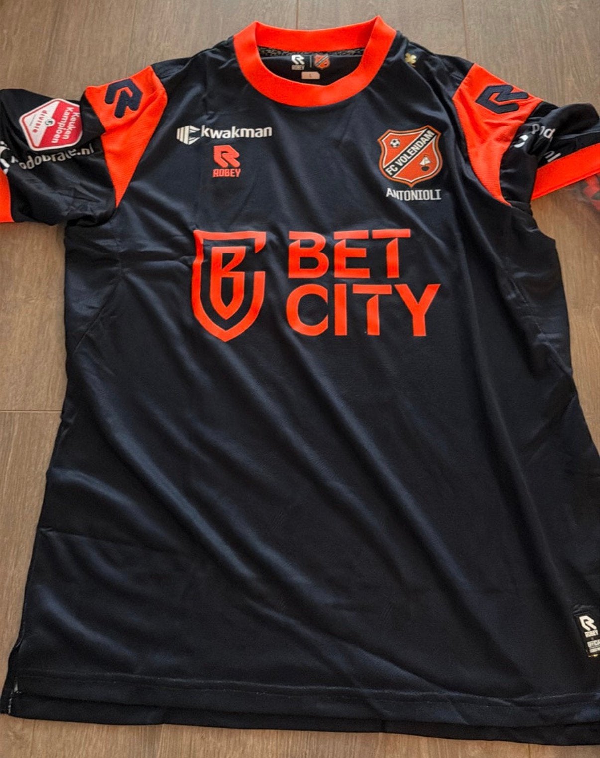 Matchissued uitshirt Joey Antonioli FC Volendam 2024-2025, Verzamelen, Ophalen of Verzenden, Gebruikt, Overige binnenlandse clubs