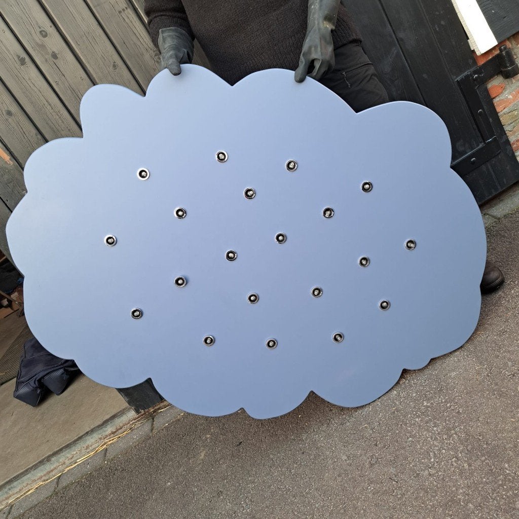 Wolk met lampjes, Ophalen, Zo goed als nieuw, Hout, Overige fittingen