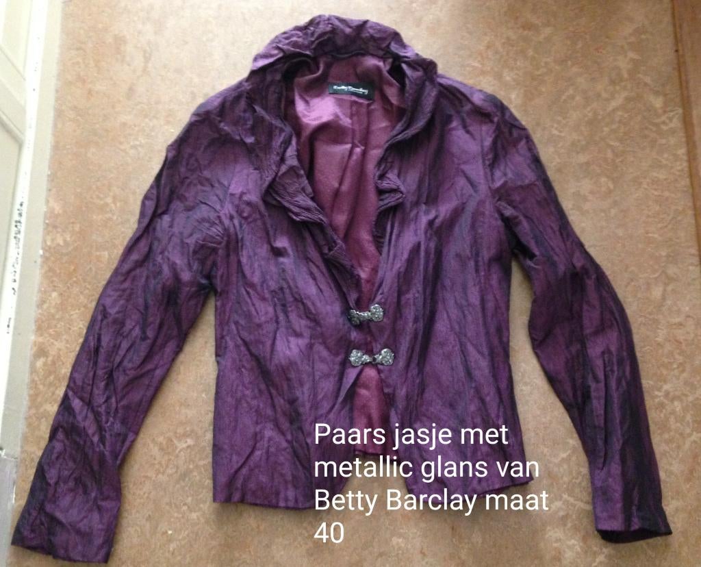 Paars jasje van Betty Barclay maat 40, Maat 38/40 (M), Paars, Betty Barclay, Ophalen of Verzenden