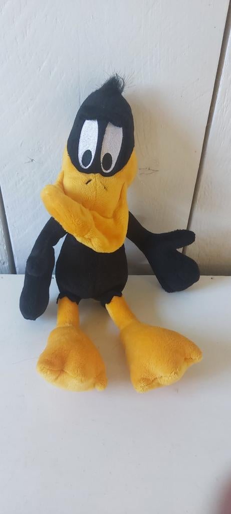 Daffy Duck pluche knuffel eend Looney Tunes Daffeu Duck, Ophalen of Verzenden, Eend