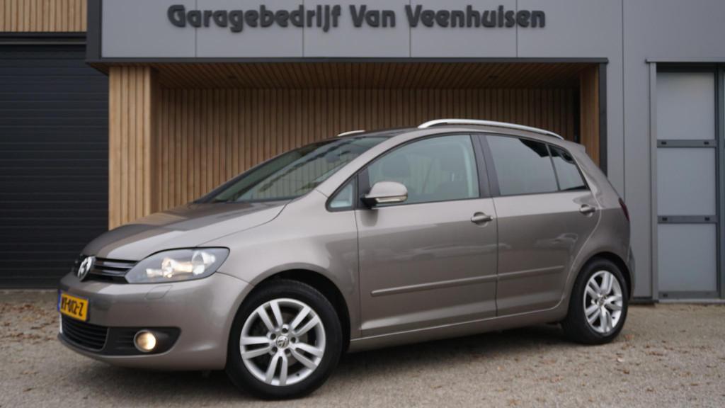 Volkswagen Golf Plus 1.4 122pk TSI Highline DSG Airco Cruise, Auto's, Volkswagen, Euro 5, Gebruikt, Zwart, Bruin