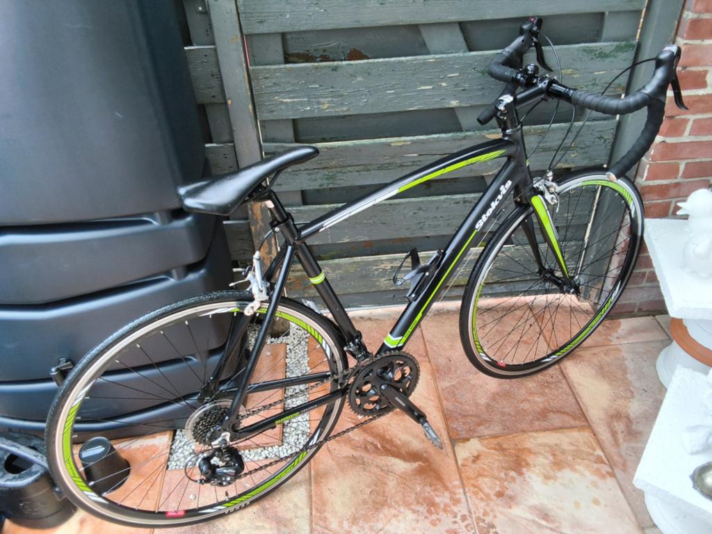 Stokvis racefiets voor jongeren personen framehoogte 53cm, 28 inch, 10 tot 15 versnellingen, Velgrem, 49 tot 53 cm